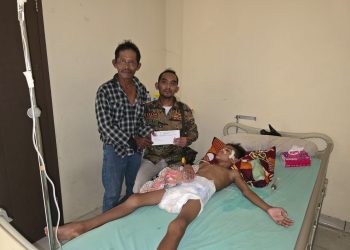 Peduli Sesama, Grib Jaya Cirebon Bantu Anak Sebatang Kara Asal Ujunggebang