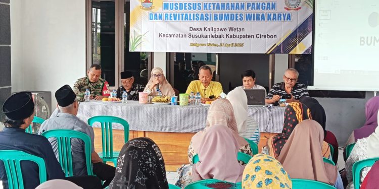 Pemdes Kaligawe Wetan Gelar Musdesus Ketahanan Pangan Dan Revitalisasi Bumdes Wira Karya