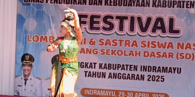 Kembangkan Talenta Siswa, Disdikbud Indramayu Gelar FLS3N-SD 2025