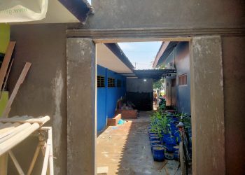 Sambut Binwil, Desa Sarabau Percantik Taman PKK Desa Sarabau