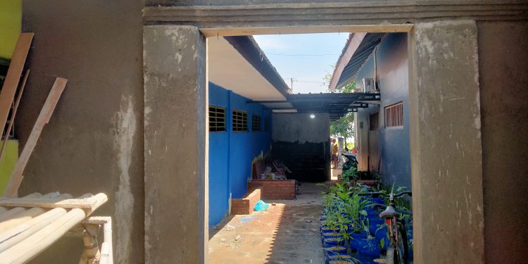 Sambut Binwil, Desa Sarabau Percantik Taman PKK Desa Sarabau 