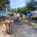 Pemdes Panongan Gelar Pembangunan Hotmix Jalan Lingkungan