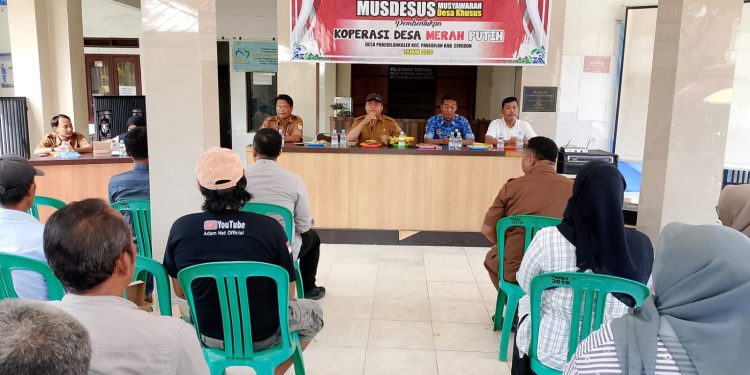 Pemdes Pabedilan Kaler Kecamatan Pabedilan Gelar Musdesus Koperasi Merah Putih 