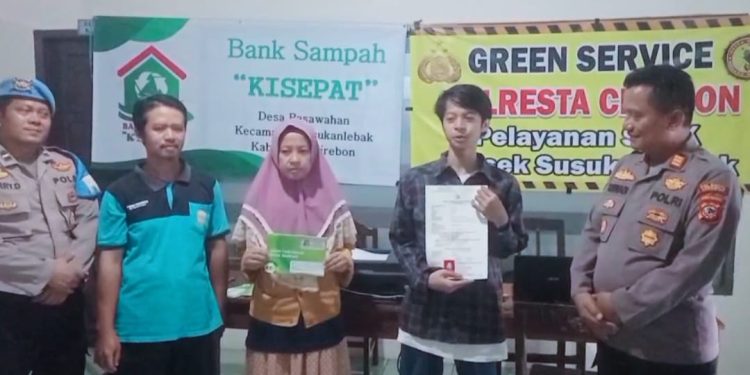 Polsek Susukanlebak Launching Program Inovasi Green Service di Desa Pasawahan