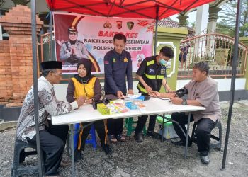 Polresta Cirebon Gelar Pemeriksaan Kesehatan Gratis, Warga Antusias Serbu “Bakso Kes”