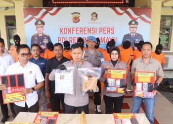 Selama Bulan Mei 2025, Polres Indramayu Tangkap 24 Tersangka Kasus Narkoba