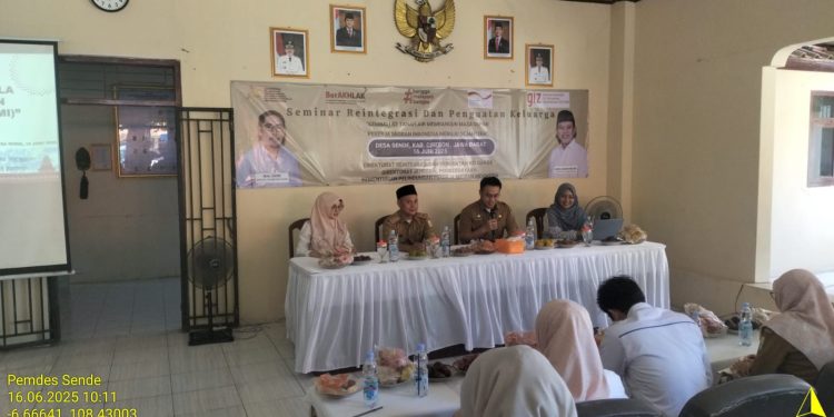 Suma, SM Kuwu Desa Sende Sambut Hangat Seminar Reintegrasi dan Penguatan Keluarga