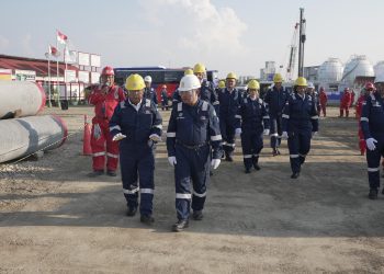Beri Dukungan Penuh, Indonesia Infrastructure Finance Tinjau Progres Pembangunan Jetty Polytama