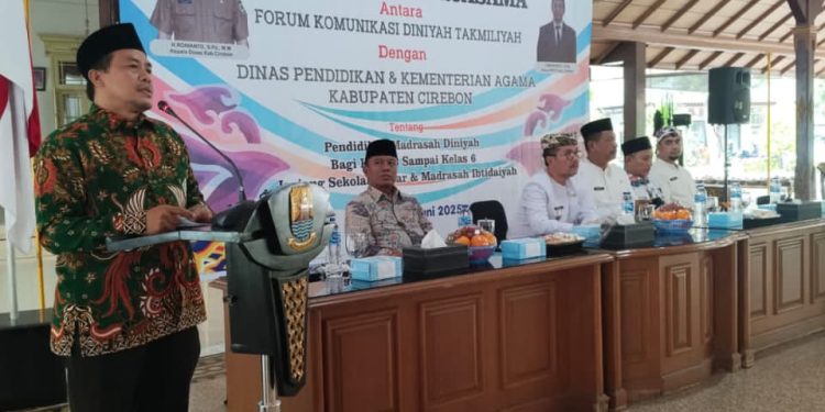 Jalin Kerjasama, DPC FKDT Kabupaten Cirebon Dengan Dinas Pendidikan Dan Kementerian Agama Kabupaten Cirebon Lakukan MoU