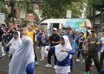 Pkab Bersama Polres Gelar Car Free Day Pertama di Indramayu