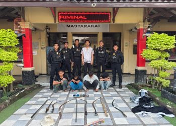 Empat Remaja Anggota Geng Motor Diringkus Polisi 