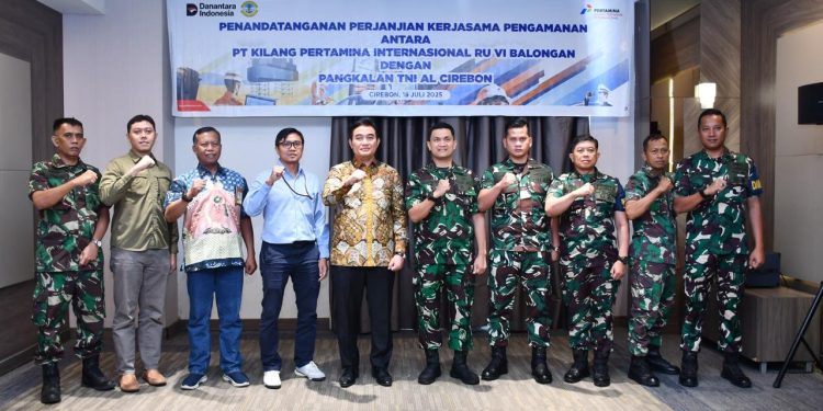 Pertamina RU VI Balongan Jalin Kerjasama dengan Lanal Cirebon