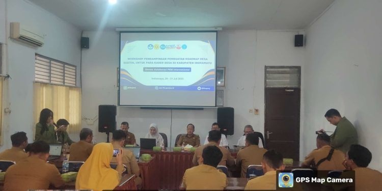 Kerjasama DPMD Indramayu dan UPN Veteran Jakarta, Puluhan Perangkat Desa Mengikuti Workshop Pemanfaatan Teknologi Digital