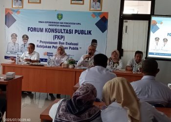 Tingkatkan Pelayanan Publik, Disdukcapil Indramayu dan Unsur Terkait Bahas Forum Konsultasi Publik