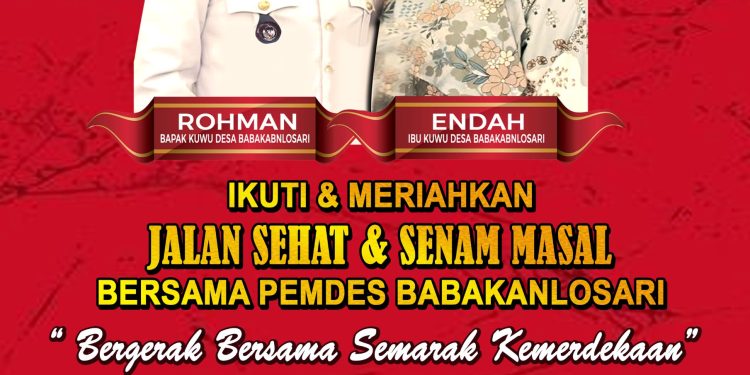 Berbagai Hadiah dan Kegiatan Semarakan HUT RI ke 80 di Desa Babakan Losari 