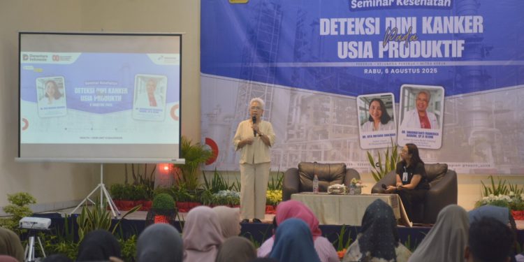 Cegah Kanker Sejak Dini, Kilang Balongan Ajak Pekerja dan Keluarga Kenali Gejala Awal