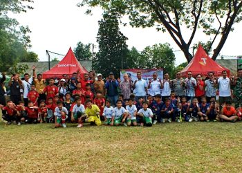 Kodim 0614/Kota Cirebon Gelar Festival Sepak Bola Usia Dini 