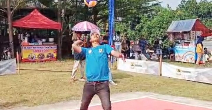 Kuwu Desa Depok Abdul Khalim Buka Open Turnament Bola Voli Kuwu CUP IV Tahun 2025.