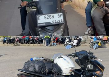 2 Motor Milik Mahasiswa Sedang KKN di Desa Pabuaran Lor Raib  