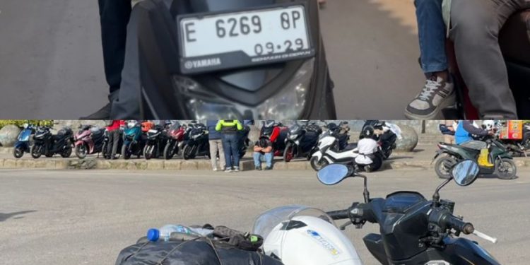 2 Motor Milik Mahasiswa Sedang KKN di Desa Pabuaran Lor Raib