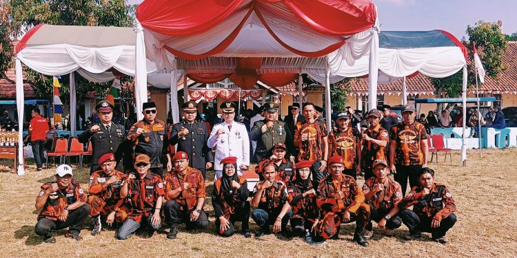 Pemuda Pancasila PAC Sedong Semangat Ikuti Upacara HUT Kemerdekaan RI Ke 80