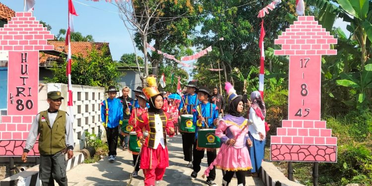 Pemdes Panggangsari Adakan Sepeda Hias Dalam Rangka HUT RI ke 80