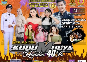 Warga Kudumulya Antusias Ikuti Hari Jadi Desa kudumulya ke 40 dan HUT RI ke 80 Tahun