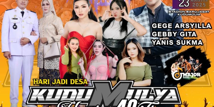 Warga Kudumulya Antusias Ikuti Hari Jadi Desa kudumulya ke 40 dan HUT RI ke 80 Tahun