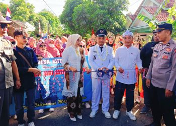 Peringati Hari Jadi Desa Jatipancur Ke 43 Tahun, Ribuan Warga Jatipancur Meriahkan Kirab Jalan Santai