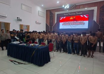 Polisi Amankan 58 Penyusup Unjuk Rasa, 25 Diantaranya Pelajar Membawa Bom Molotov