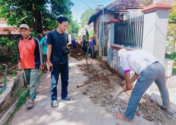 Pemdes Susukantonggoh Gelar Pembangunan Saluran Pembuangan Air Limbah