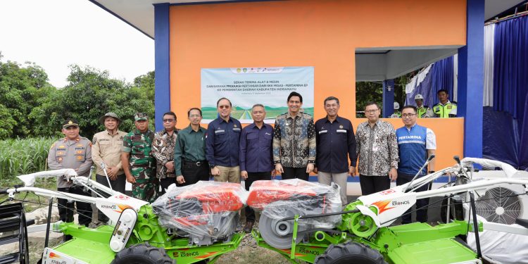 Dukung Ketahanan Energi dan Pangan, SKK Migas dan Pertamina EP Resmikan Jaringan Irigasi dan Jalan Usaha Tani di Indramayu 