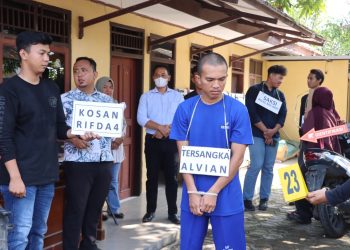 Polres Indramayu Gelar Rekonstruksi Kasus Pembunuhan Wanita di Kamar Kos