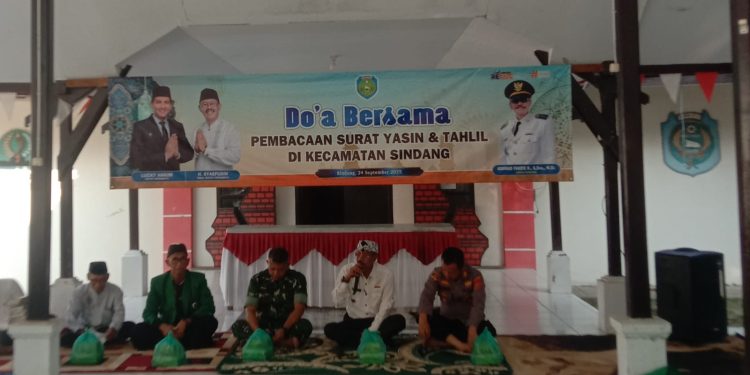 Kecamatan Sindang Gelar Doa Bersama 