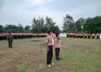 SMK Dwi Bhakti Ciledug Gelar LDKS di Kompi A Batalyon Zipur 4/TK Tegal Tahun 2025