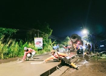 CV Intra Merdi Construction Terus Kebut Peningkatan Ruas Jalan Sindanglaut – Pabuaran