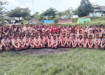 SMP Negeri 2 Lemahabang Gelar LDKS di Perkemahan Bumi Pelangi Kuningan