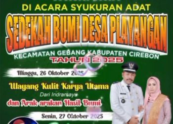 Ribuan Warga Desa Playangan Antusias Dan Semarak Ikuti Sedekah Bumi Di Tahun 2025