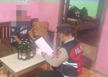 Polisi Sita Sejumlah Miras dan Knalpot Brong di Indramayu