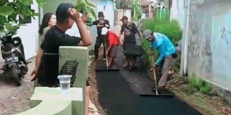 Realisasi Banprov, Pemdes Sigong Kebut Peningkatan Infrastruktur Jalan Desa