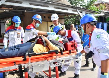 Latih Kesigapan Tim, Kilang Pertamina Balongan Gelar Simulasi Major Emergency Exercise Pertamina (MEEP) Level III