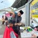 Sat Binmas Polres Indramayu, Berikan Layanan Potong Rambut Gratis Bagi Pelajar