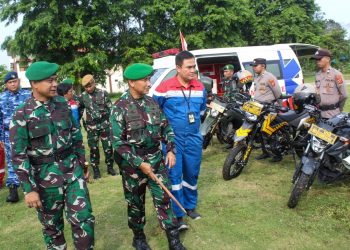 Apel Kesiapsiagaan Pengamanan Instalasi Strategis RU VI Balongan, Danrem SGJ: Bentuk Kehadiran Negara