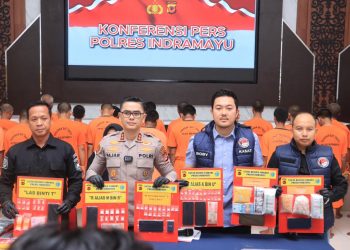 Polisi Indramayu Ringkus Puluhan Pengedar Narkoba, Barang Bukti  Sabu 128, 54 gram dan Ribuan OKT