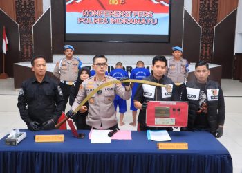 Polres Indramayu Ringkus Komplotan Begal Remaja, Dua Pelaku Utama dan Satu Penadah Diamankan