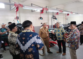 Bupati Imron Resmikan Yamaha Training Center di SMK Muhammadiyah Lemahabang