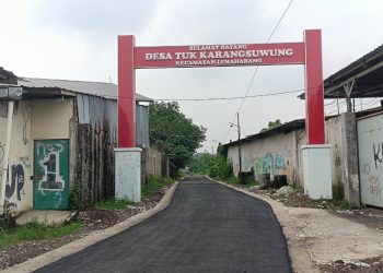 Gelar Hotmix, CV ALZDAF Rampungkan Pekerjaan Saluran Dan Jalan Sigong – Tuk Karangsuwung
