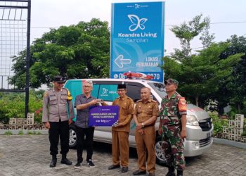 Pemdes Sampiran Terima CSR PT Tulus Asih Membangun Negeri