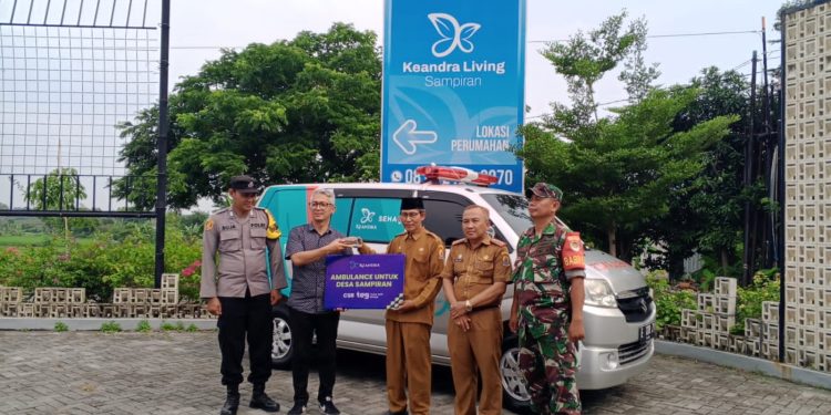 Pemdes Sampiran Terima CSR PT Tulus Asih Membangun Negeri