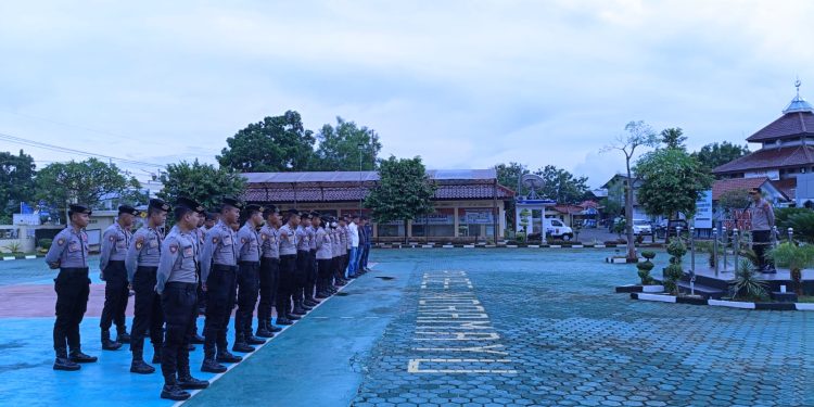 Pasca Pilwu Serentak 2025, Polres Indramayu Gelar Apel Siaga